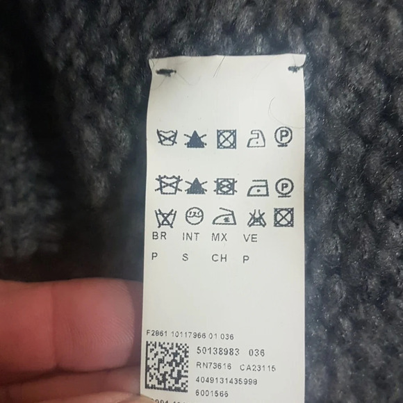 V8ntage Hugo Boss mohair blend Dbl breasted  baby doll style cardigan - Picture 10 of 11